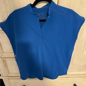 Figs Women's Royal Blue Rafaela Oversized Scrub Top